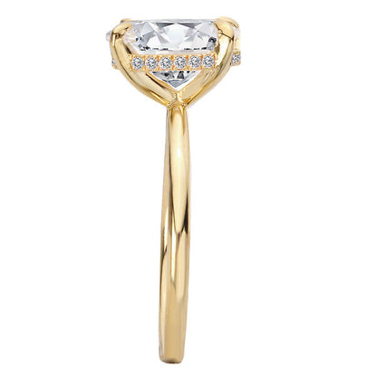 Diamond Hidden Halo Engagement Ring