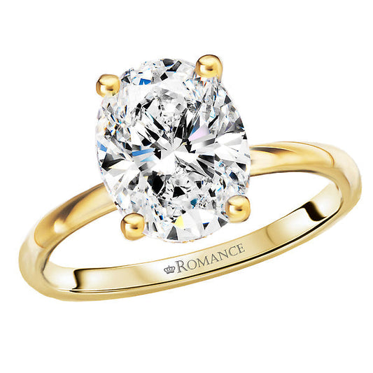 Diamond Hidden Halo Engagement Ring