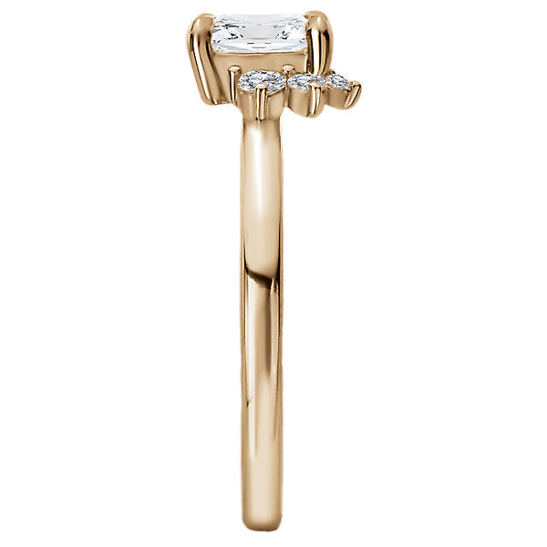 Diamond Semi-Mount Engagement Ring