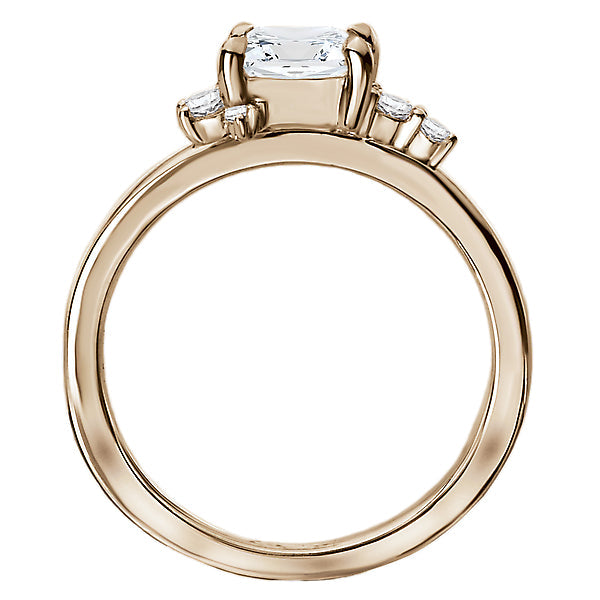 Diamond Semi-Mount Engagement Ring