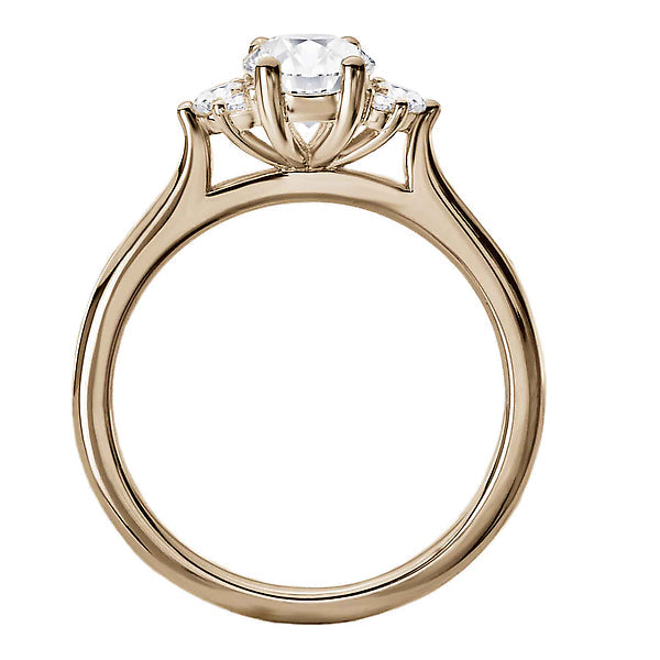 Semi-Mount Diamond Engagement Ring