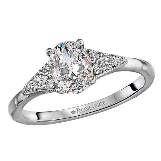 Semi-Mount Diamond Engagement Ring