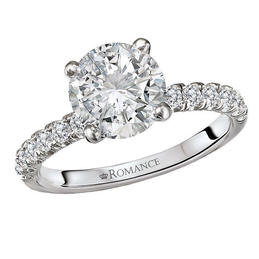 Semi-Mount Diamond Engagement Ring