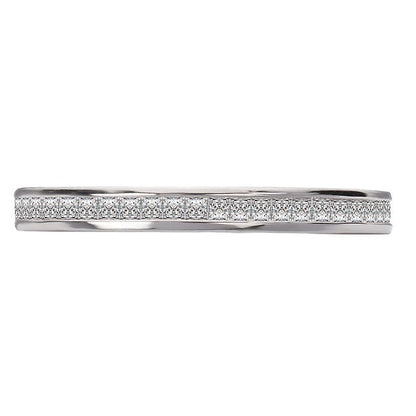 Diamond Straight Wedding Band