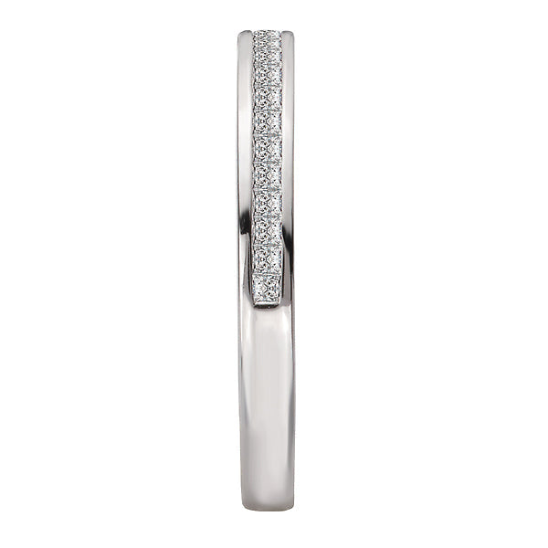 Diamond Straight Wedding Band