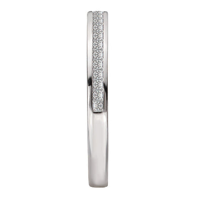 Diamond Straight Wedding Band