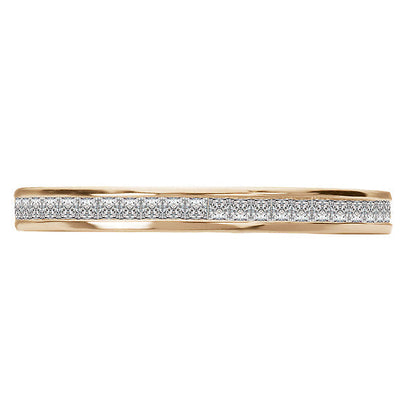 Diamond Straight Wedding Band