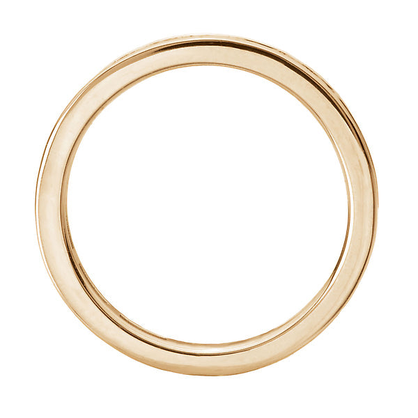 Diamond Straight Wedding Band