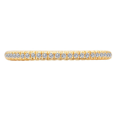 Straight Diamond Wedding Band