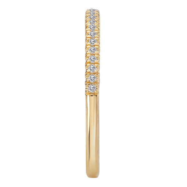 Straight Diamond Wedding Band