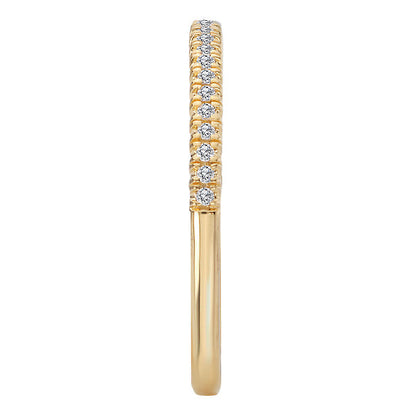 Straight Diamond Wedding Band
