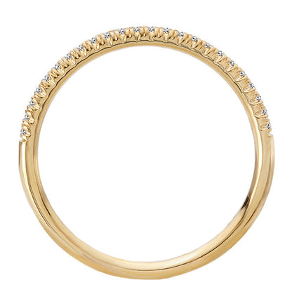 Straight Diamond Wedding Band