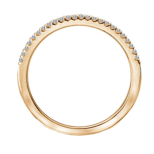 Diamond Straight Wedding Band