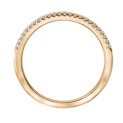 Diamond Straight Wedding Band
