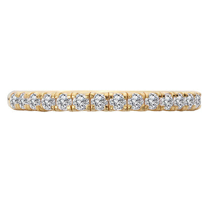 Straight Diamond Wedding Band