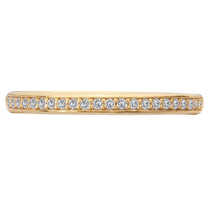 Straight Diamond Wedding Band