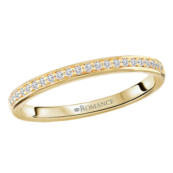 Straight Diamond Wedding Band