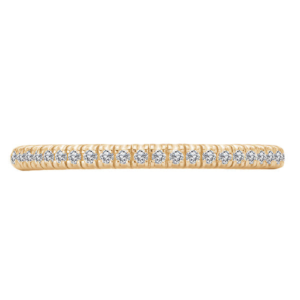 Straight Front Diamond Wedding Band