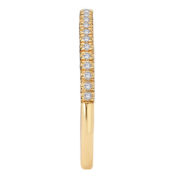Straight Front Diamond Wedding Band