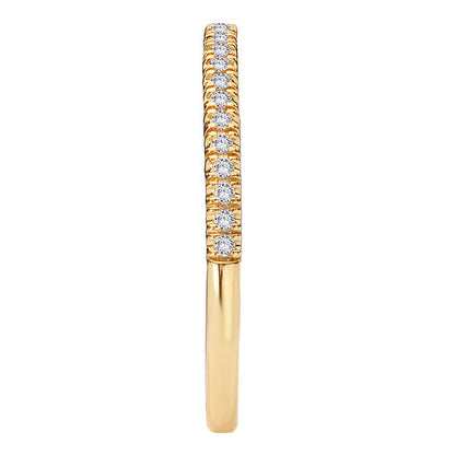 Straight Front Diamond Wedding Band