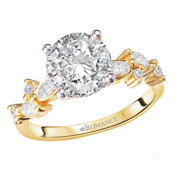 Semi-Mount Diamond Engagement Ring