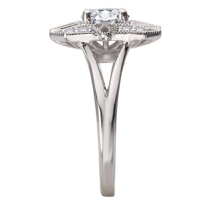 Semi-Mount Diamond Engagement Ring