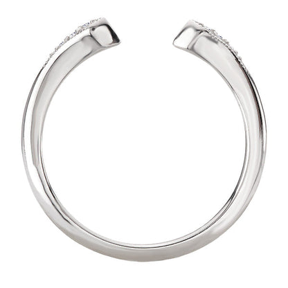 Vintage Styled Open Cuff Wedding Band