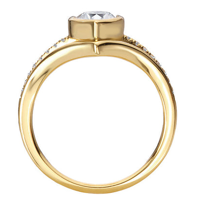Split Shank Semi-Mount Diamond Engagement Ring