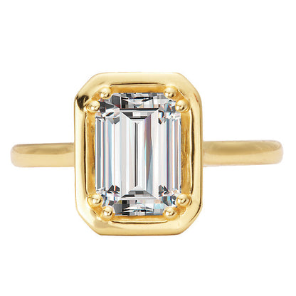 Hidden Halo Semi-Mount Engagement Ring