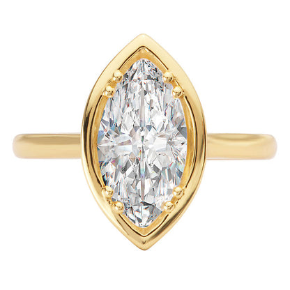 Hidden Halo Semi-Mount Engagement Ring