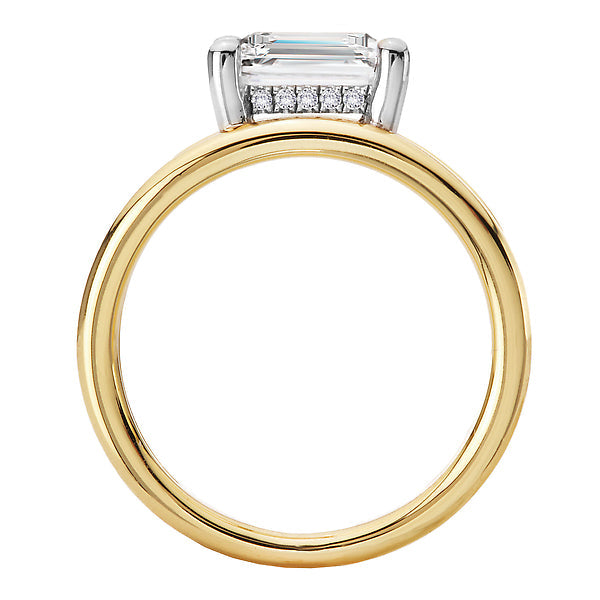 Split Shank Diamond Engagement Ring
