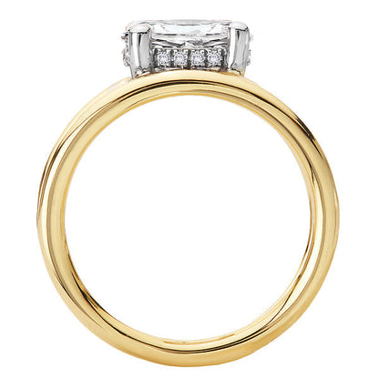Split Shank Diamond Engagement Ring