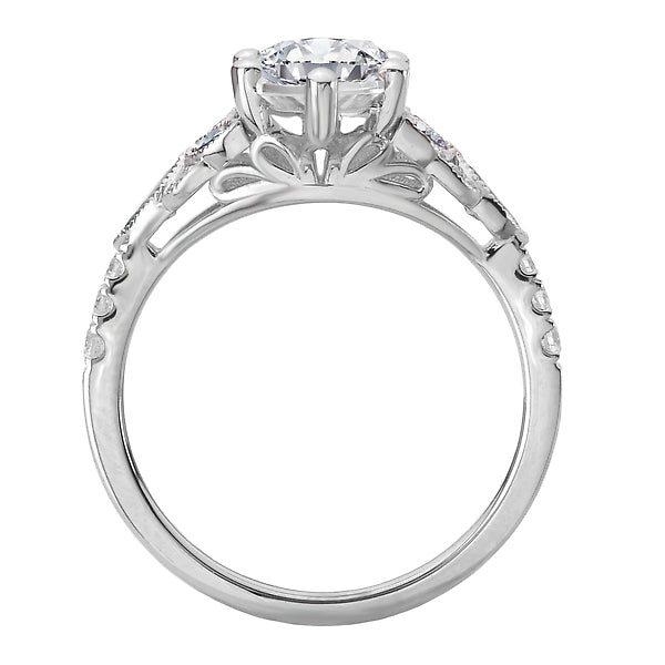Semi-Mount Diamond Engagement Ring