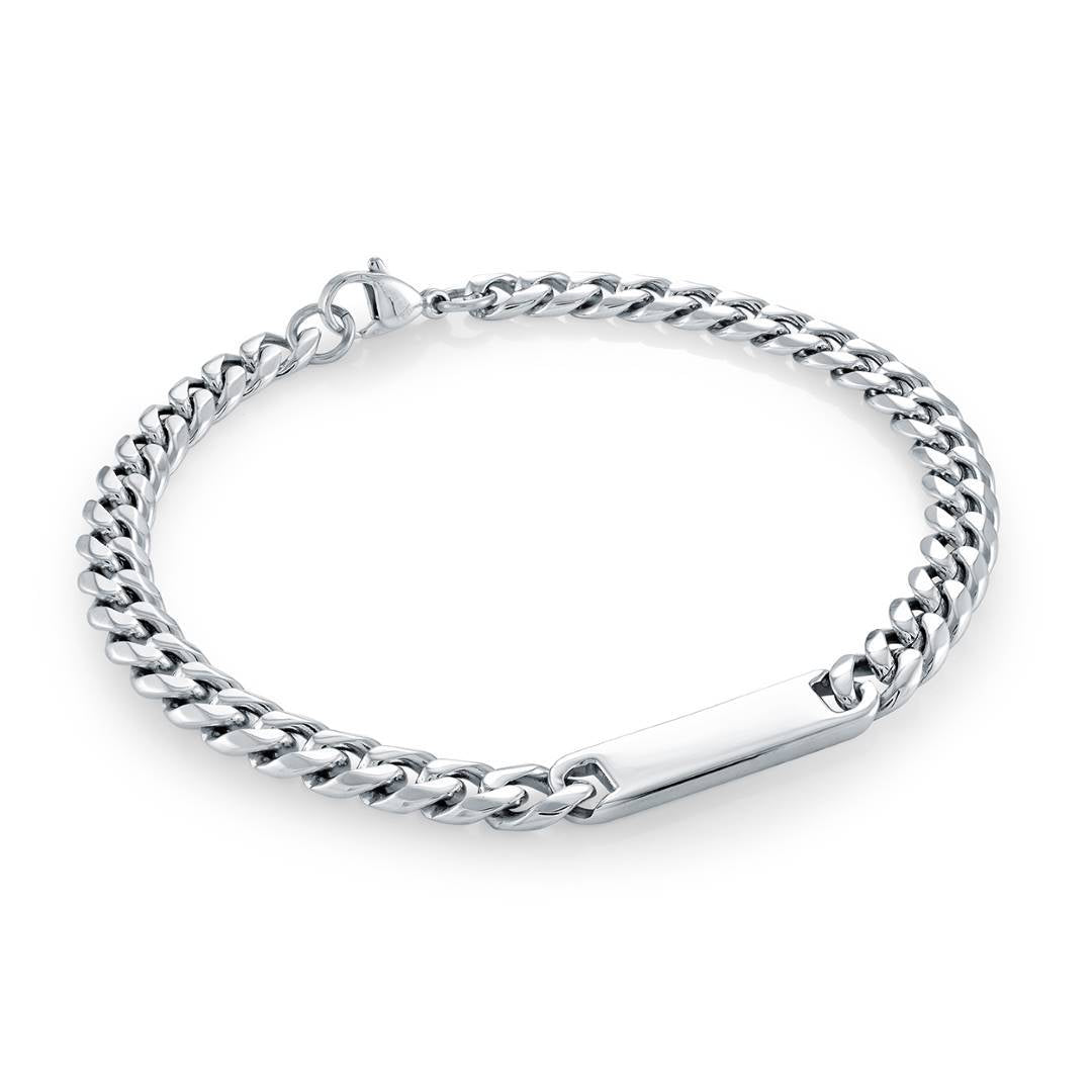 6MM ENGRAVABLE CURB BRACELET