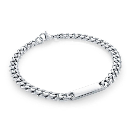 6MM ENGRAVABLE CURB BRACELET