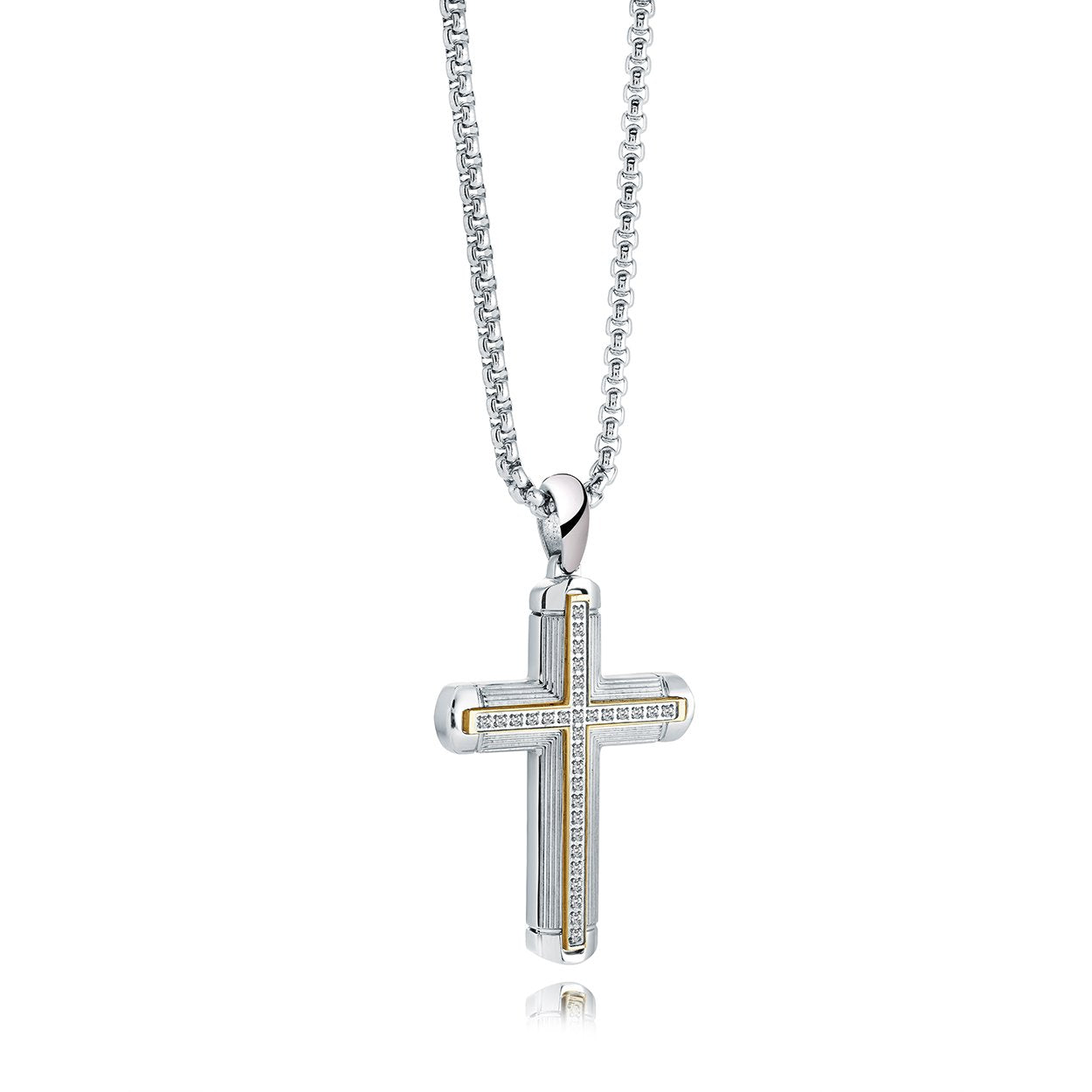 CZ INLAY CROSS