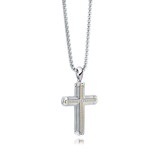 CZ INLAY CROSS