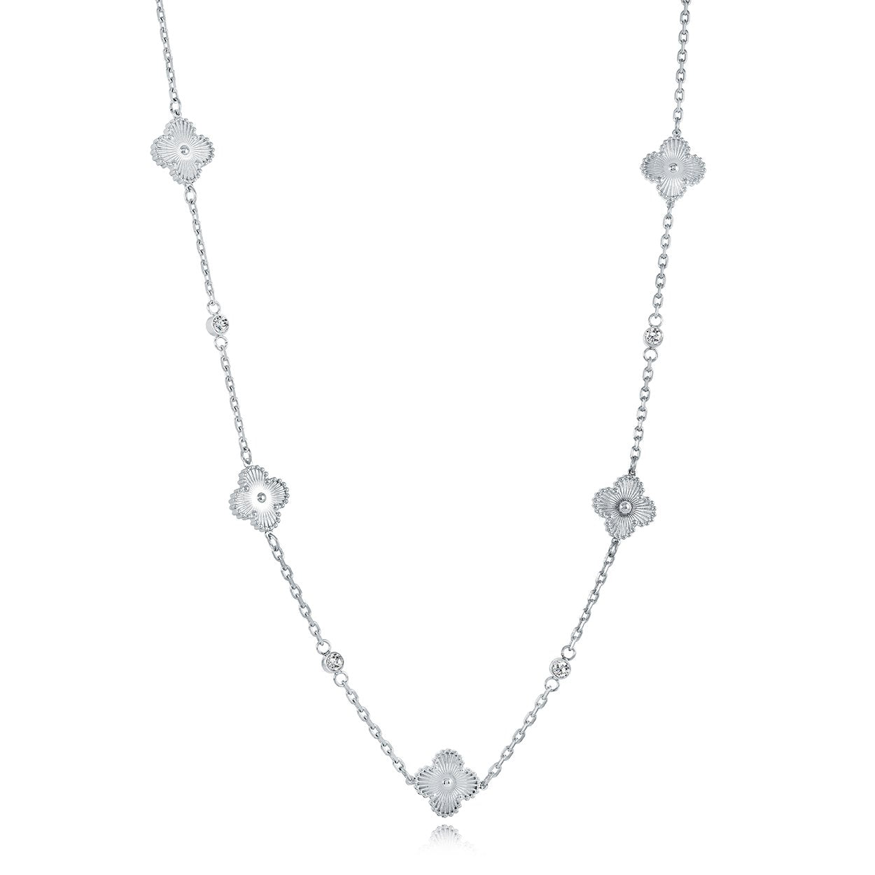 13MM-LUCKY-CLOVER NECKLACE