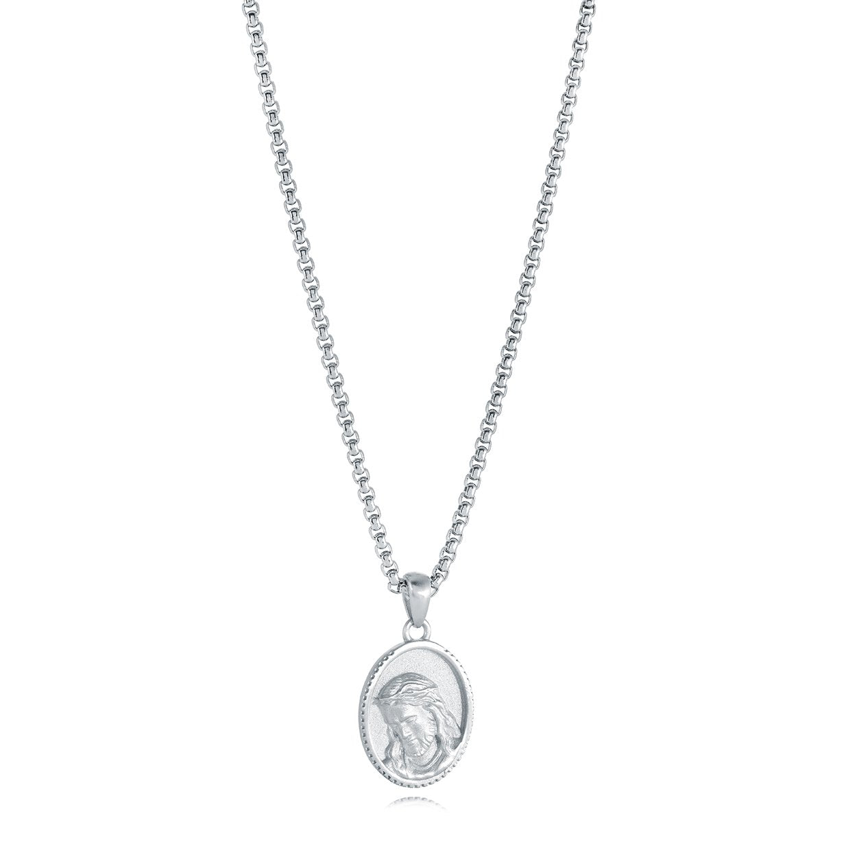 JUNIOR JESUS OVAL PENDANT