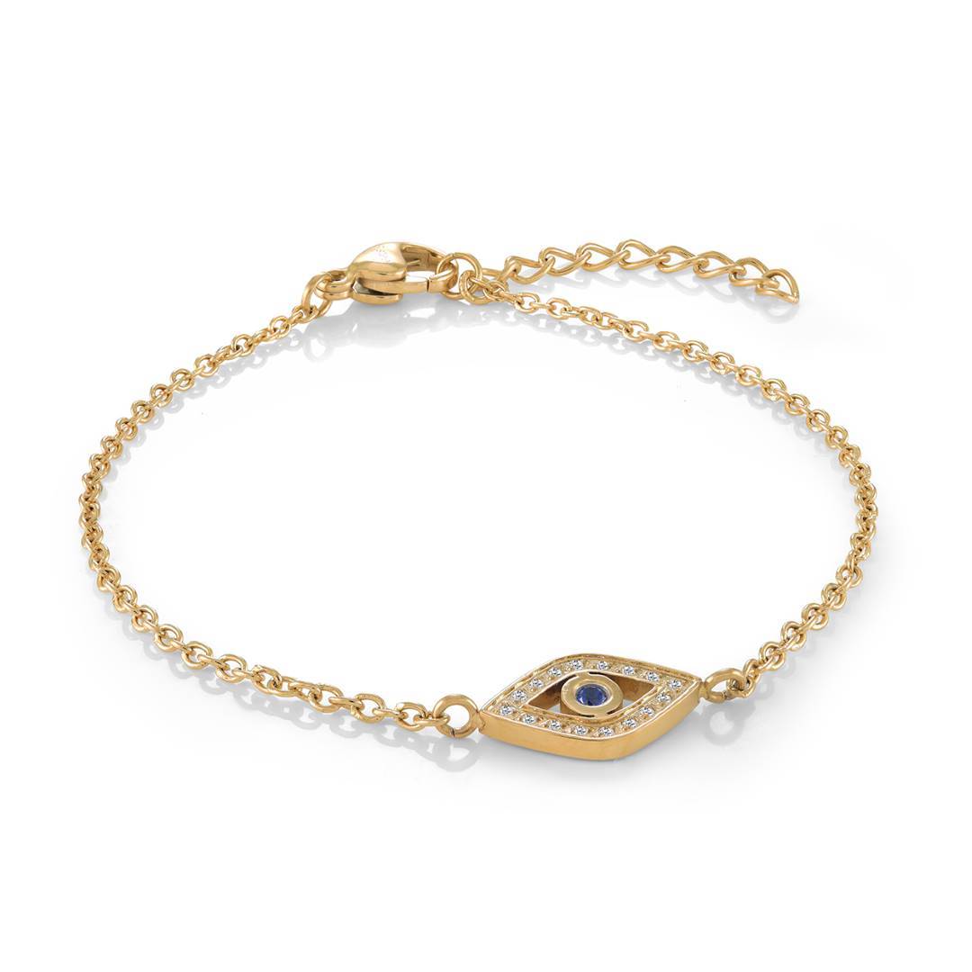 CZ EVIL EYE BRACELET