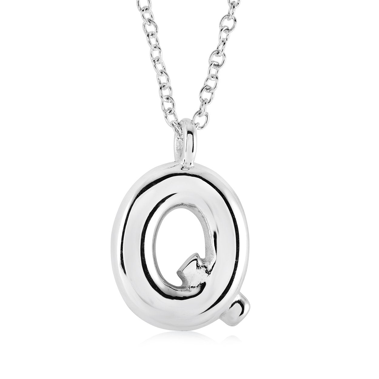BUBBLE INITIAL NECKLACE