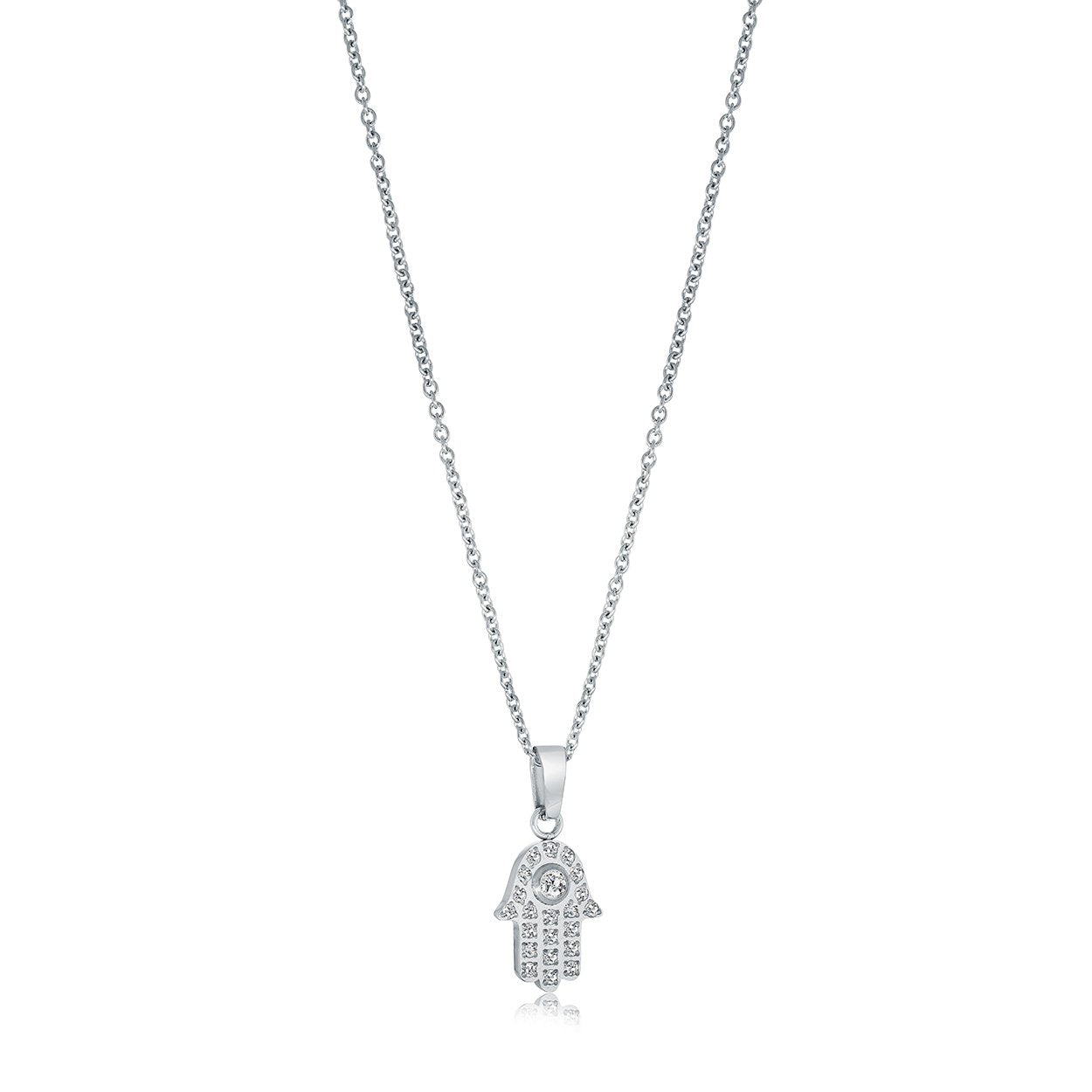 CZ HAMSA PENDANT