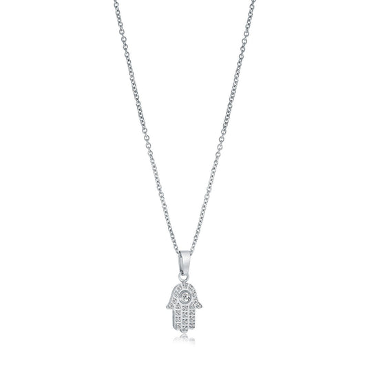 CZ HAMSA PENDANT
