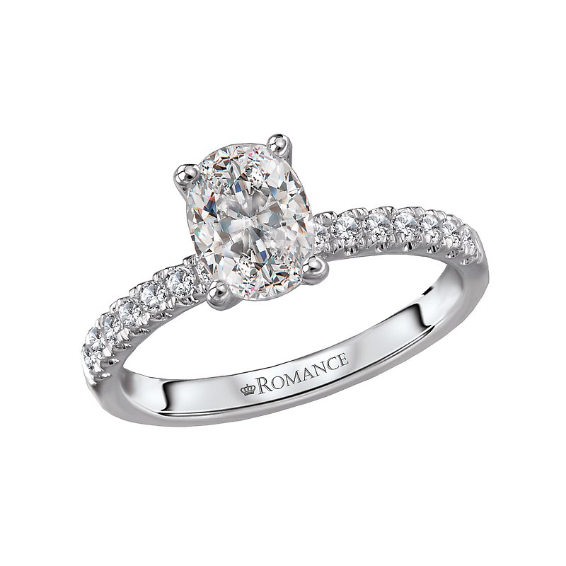 Romance Diamond Semi-mount Engagement Ring