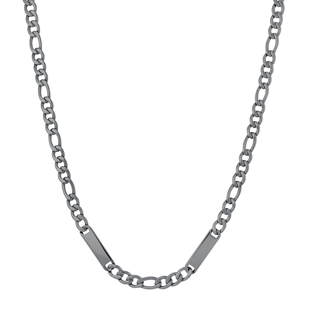 6MM ENGRAVABLE FIGARO CHAIN