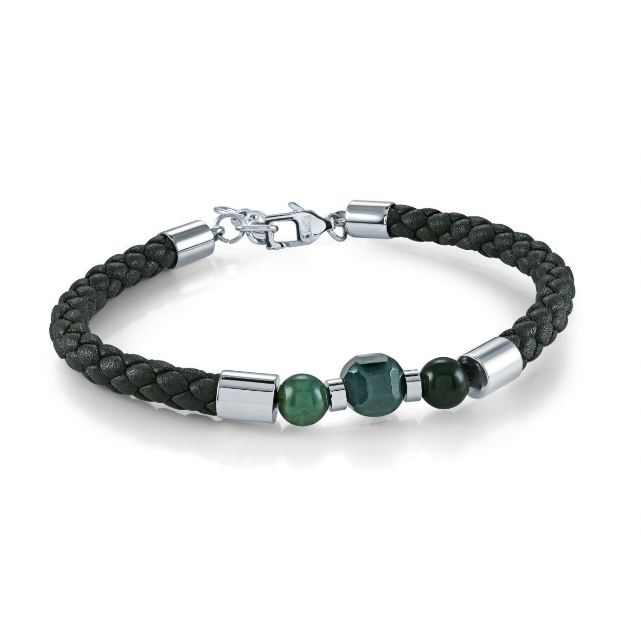 LEATHER & BEAD BRACELET
