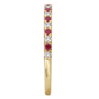 Diamond and Ruby Fashion Ring