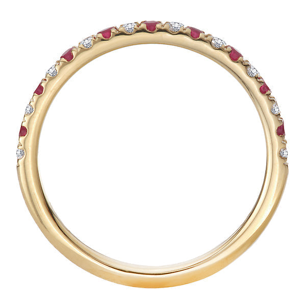 Diamond and Ruby Fashion Ring