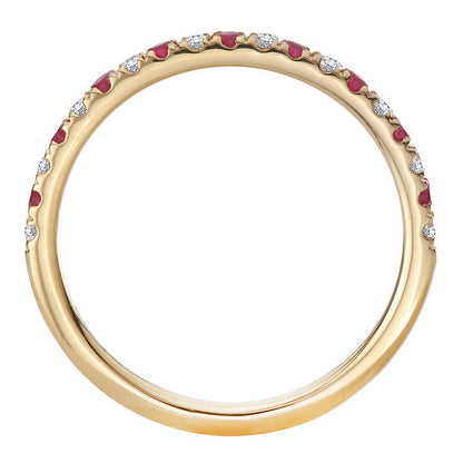 Diamond and Ruby Fashion Ring