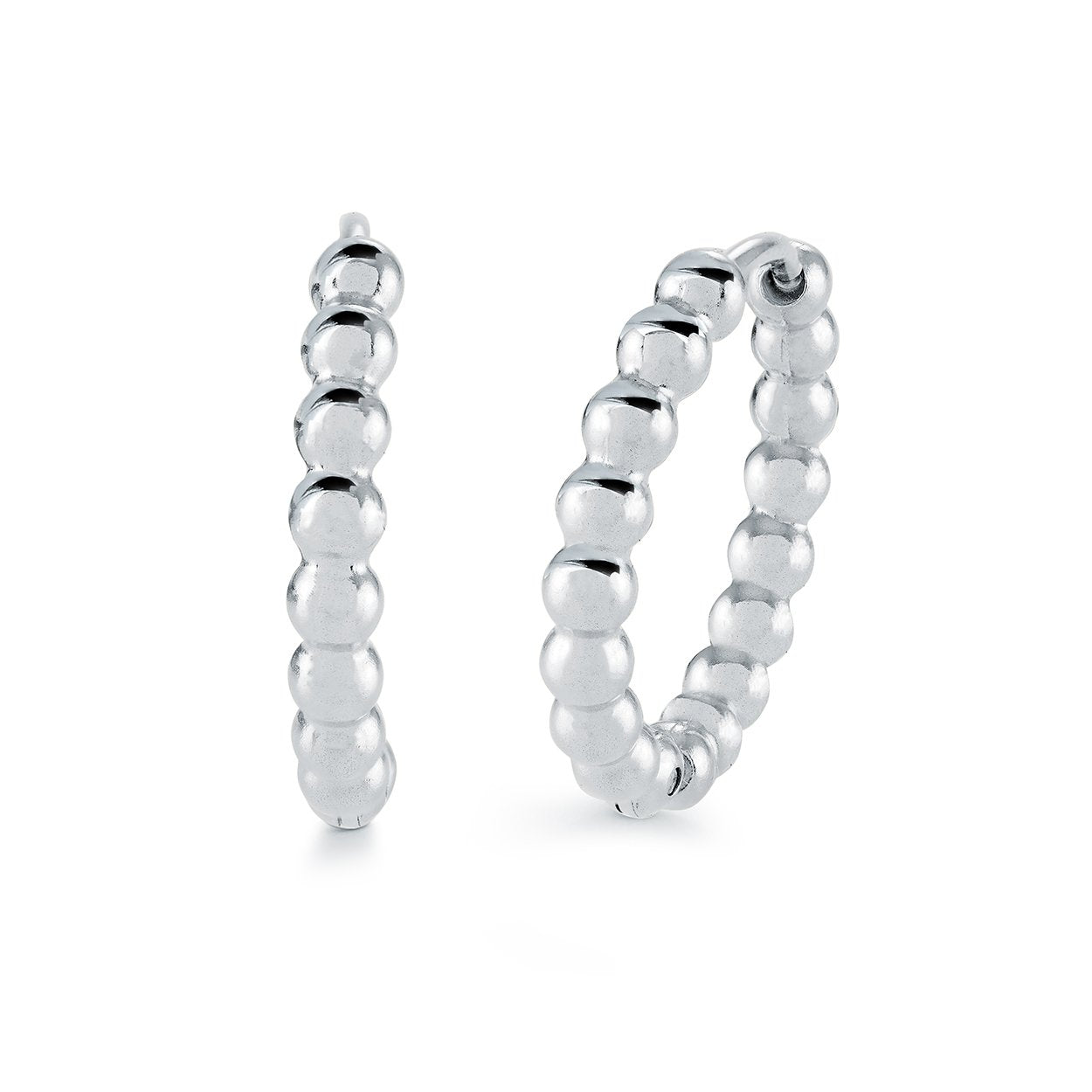 16MM BEADED HOOPS
